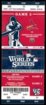 2013 World Series Game 3 Ticket