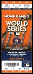 2017 World Series Game 5 Ticket