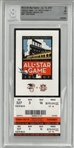 2007 MLB All Star Game Ticket - BGS 7