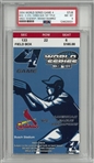 2004 World Series Game 4 Ticket - PSA 8