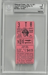 Bob Gibson 1971 No Hitter Ticket - BGS 6