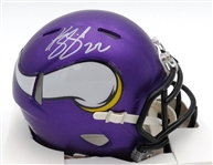 Harrison Smith Autographed Vikings Mini Helmet