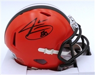 Jarvis Landry Autographed Browns Mini Helmet