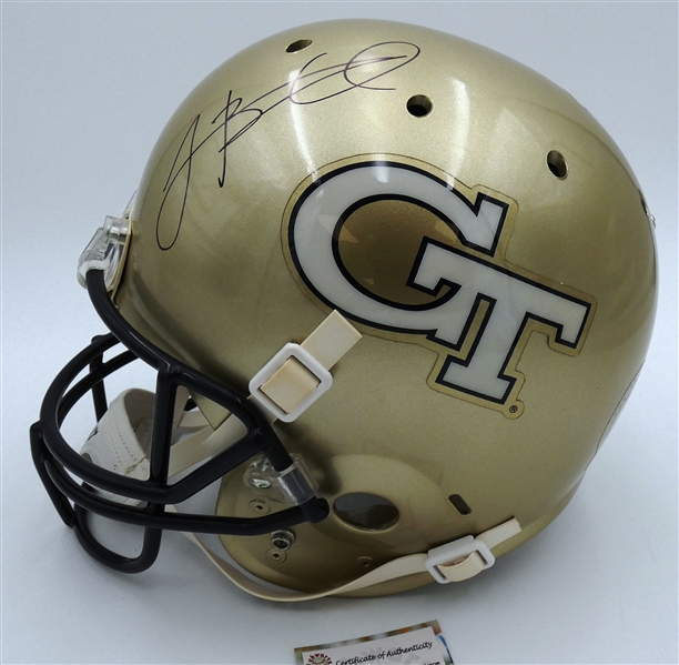 James Butler Autographed Georgia Tech Full Size Replica Helmet