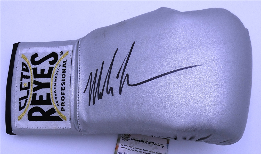 Mike Tyson Autographed Boxing Glove