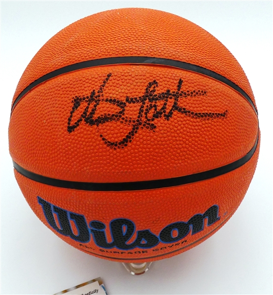 Christian Laettner Autographed Youth Basketball