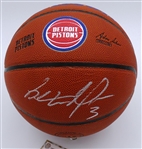 Ben Wallace Autographed Pistons Basketball
