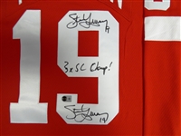 Steve Yzerman Autographed Red Wings Jersey