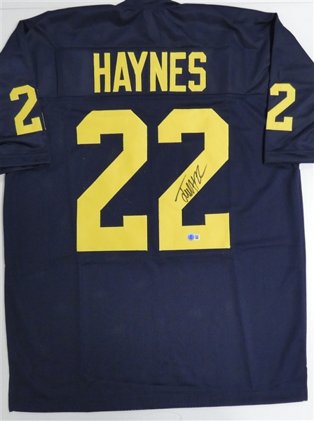 Justice Haynes Autographed Custom Jersey