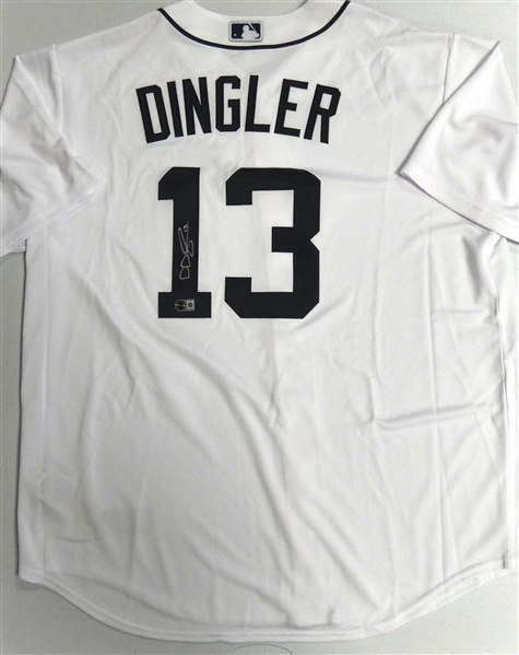 Dillon Dingler Autographed Tigers Nike Replica Jersey