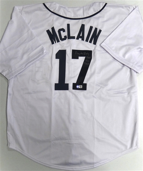 Denny McLain Autographed Custom Jersey