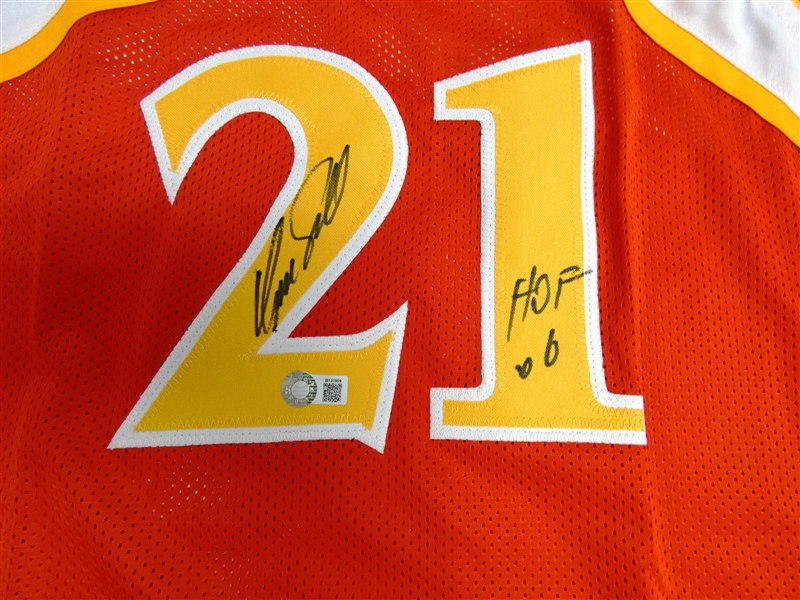 Dominique Wilkins Autographed Custom Jersey