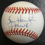 Ken Harrelson Autographed Baseball