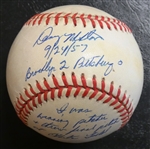 Danny McDevitt Autographed Baseball w/ Final Pitch Ebbets Field