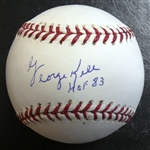 George Kell Autographed Baseball w/ HOF