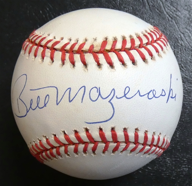 Bill Bill Mazeroski Autographed Baseball