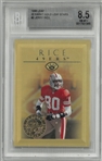Jerry Rice BGS 8.5 1996 Leaf 22 Karat Gold Leaf Stars