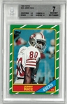 Jerry Rice BGS 7 1986 Topps Rookie Card