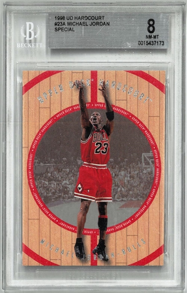 Michael Jordan BGS 8 1998 UD Hardcourt
