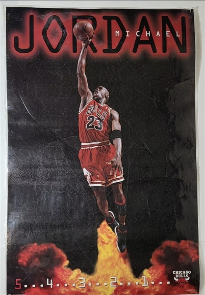 Michael Jordan "Countdown" Poster (Sealed)