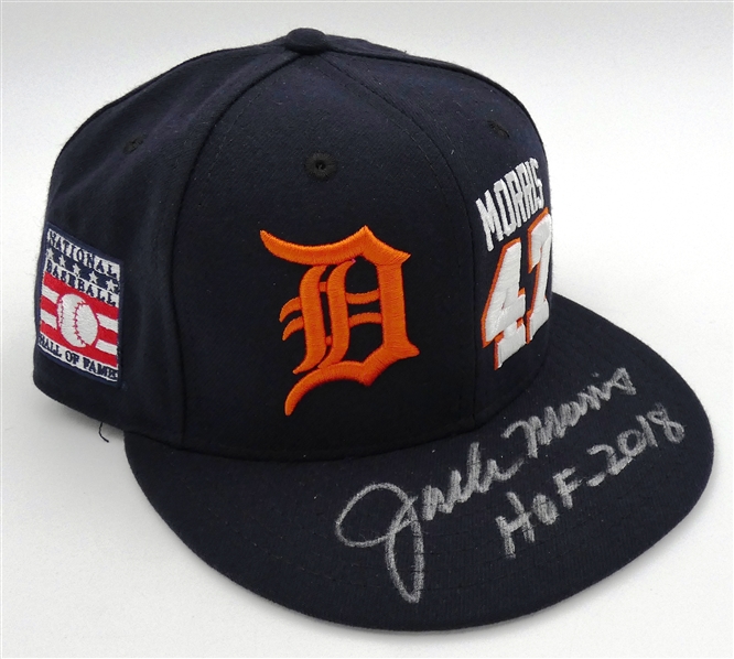 Jack Morris Autographed Hall of Fame Hat
