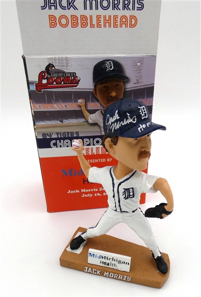 Jack Morris Autographed Loons Bobblehead