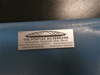 Pontiac Silverdome #20 Seat Bottom