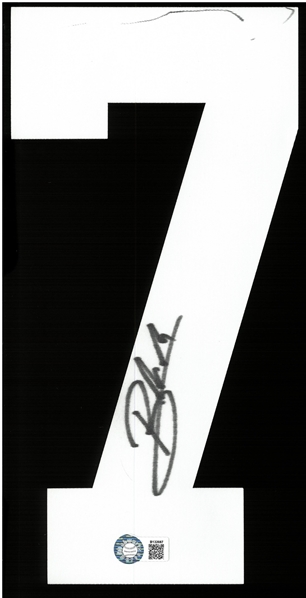 Blake Miller Autographed Jersey Number