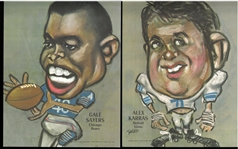 Gale Sayers & Alex Karras Tasco Prints