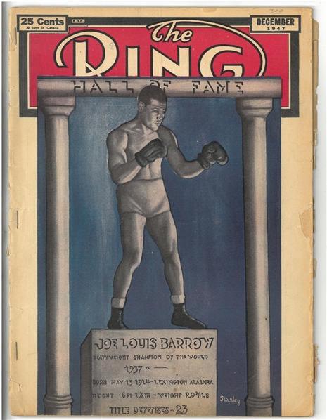 Joe Louis The Ring 1947 Magazine