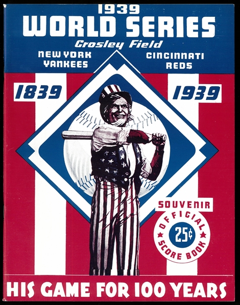 Limited Edition Replica 1939 World Series Program
