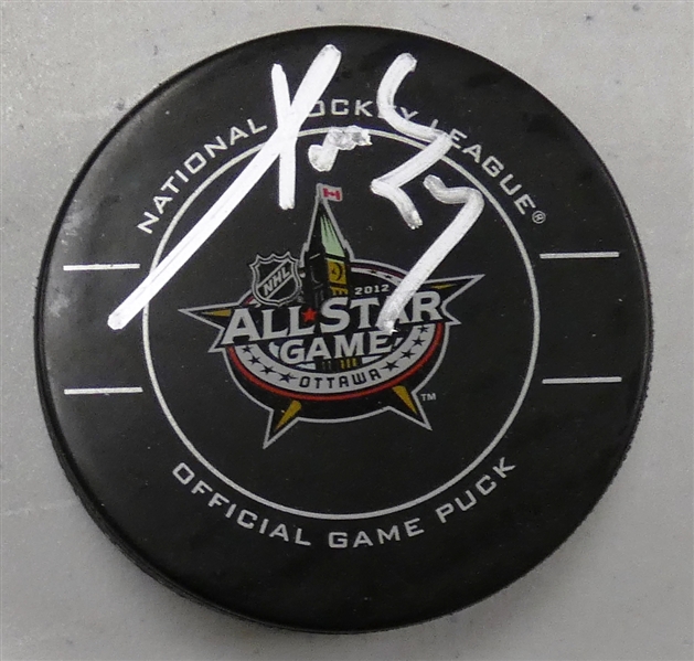 Pavel Datsyuk Autographed 2012 All Star Puck