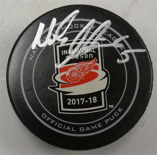Nicklas Lidstrom Autographed LCA Inaugural Season Puck