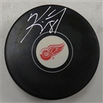 Kirk Maltby Autographed Red Wings Puck