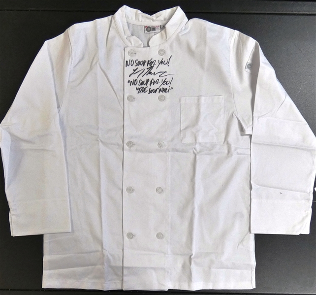 Larry Thomas Autographed Soup Nazi Chef Jacket