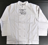 Larry Thomas Autographed Soup Nazi Chef Jacket