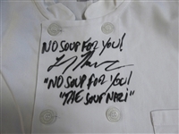 Larry Thomas Autographed Soup Nazi Chef Jacket
