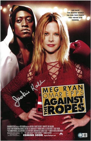 Lot of 5 - Jackie Kallen Autographed "Against the Ropes" 11x17 Posters