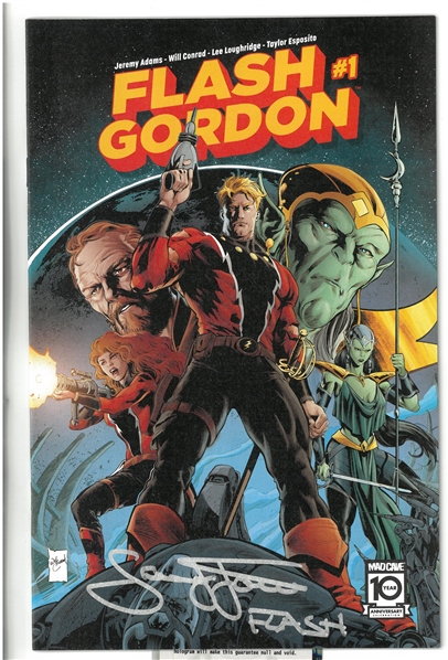 Sam J. Jones Autographed Flash Gordon Comic