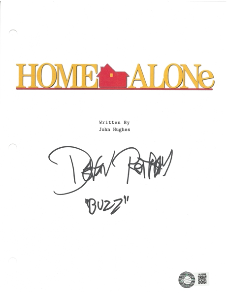 Devin Ratray Autographed Home Alone Replica Script Cover Sheet