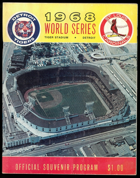 1968 World Series Program
