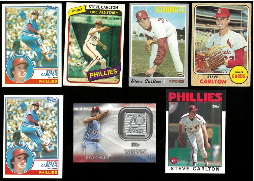 Steve Carlton Card Lot