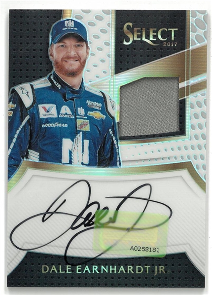 Dale Earnhardt, Jr. Autographed 2017 Panini Select /50