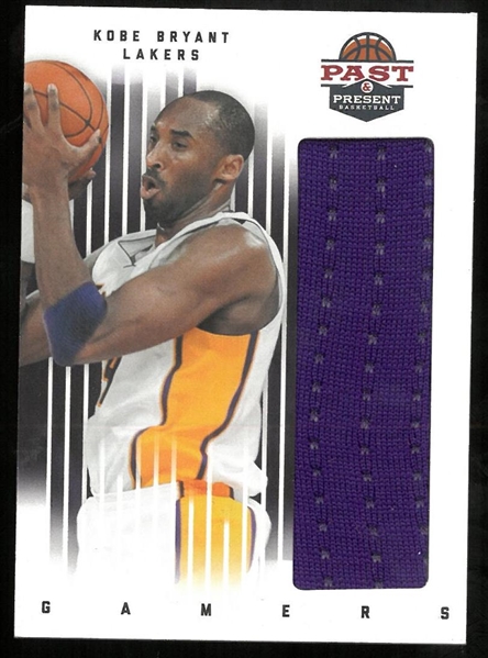 Kobe Bryant 2011-12 Panini Gamers Materials