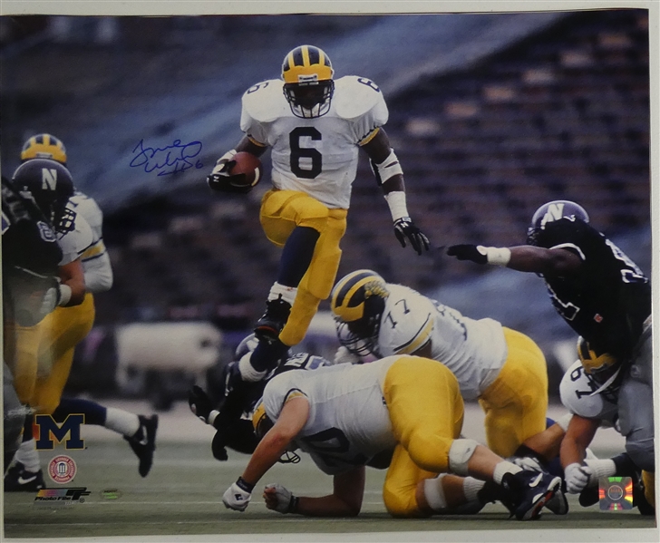 Tyrone Wheatley Autographed 16x20
