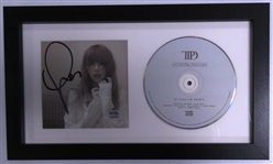 Taylor Swift Autographed Framed CD