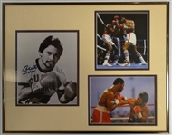 Roberto Duran Autographed Framed Display