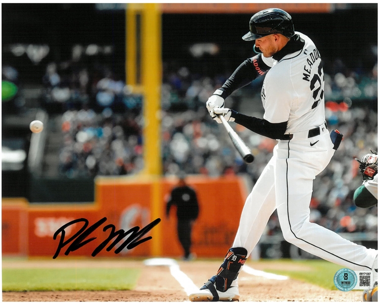 Parker Meadows Autographed 8x10