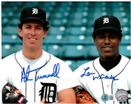 Alan Trammell & Lou Whitaker Autographed 8x10