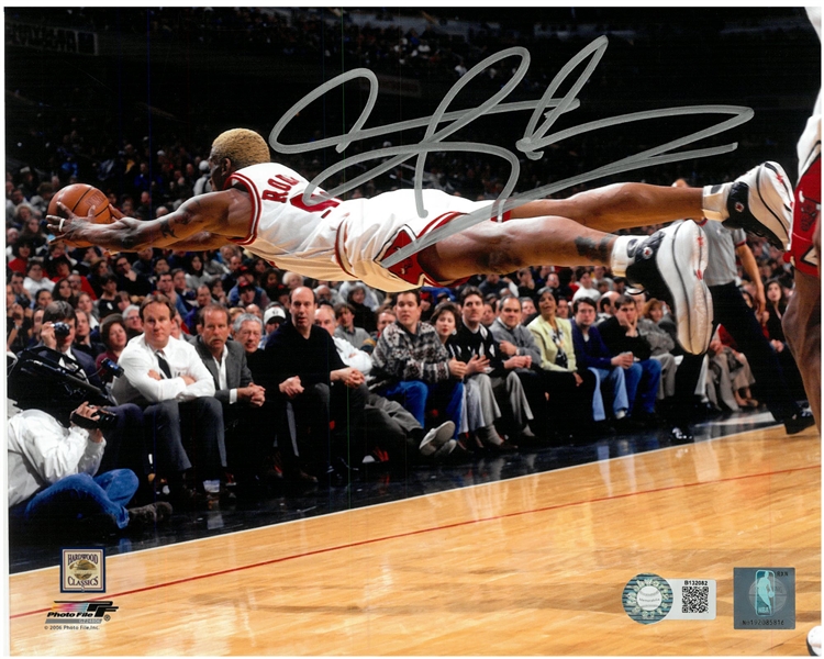 Dennis Rodman Autographed 8x10